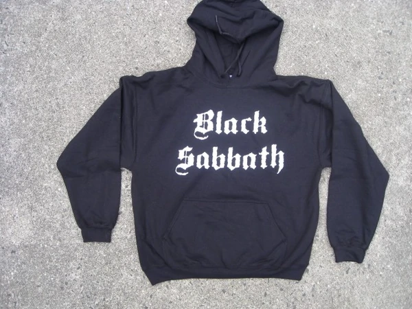 BLACK SABBATH - Logo / Band-Two  Sided Printed Hoodie